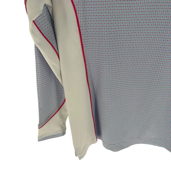 Peter Millar Top Women M Sun Serenity UPF 1/4 Zip Golf Lightweight Base Layer - Picture 6 of 16